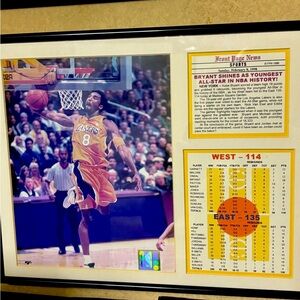 NBA Lakers Action Shot with Gold and Purple Accents